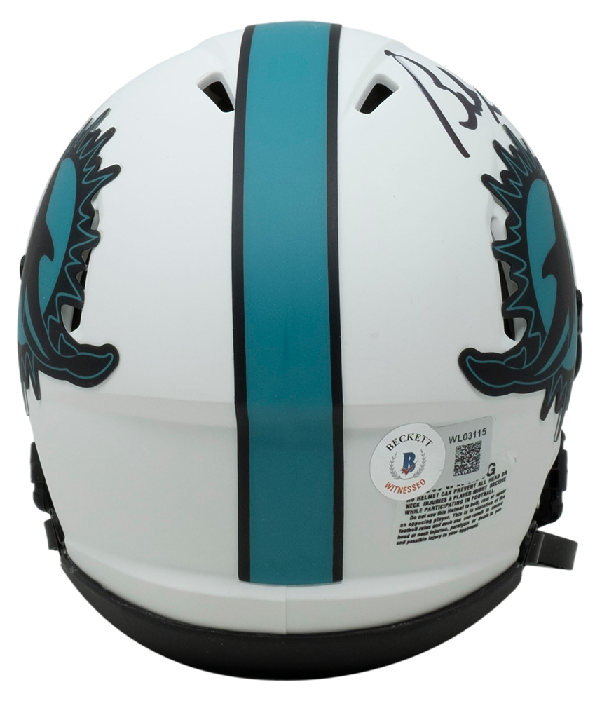 Bob Griese Signed Dolphins Lunar Eclipse Alternate Speed Mini Helmet (Beckett) at PristineAuction.com Bob Griese Signed Dolphins Lunar Eclipse Alternate Speed Mini Helmet (Beckett) at PristineAuction.com