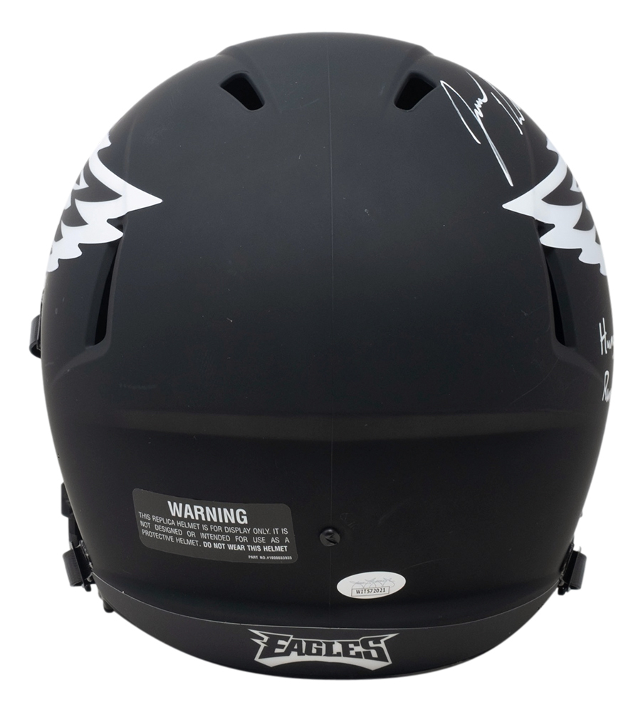 Jason Kelce Signed Eagles Full-Size Eclipse Alternate Speed Helmet Inscribed "Hungry Dogs Run Faster" (JSA COA) at PristineAuction.com Jason Kelce Signed Eagles Full-Size Eclipse Alternate Speed Helmet Inscribed "Hungry Dogs Run Faster" (JSA COA) at PristineAuction.com