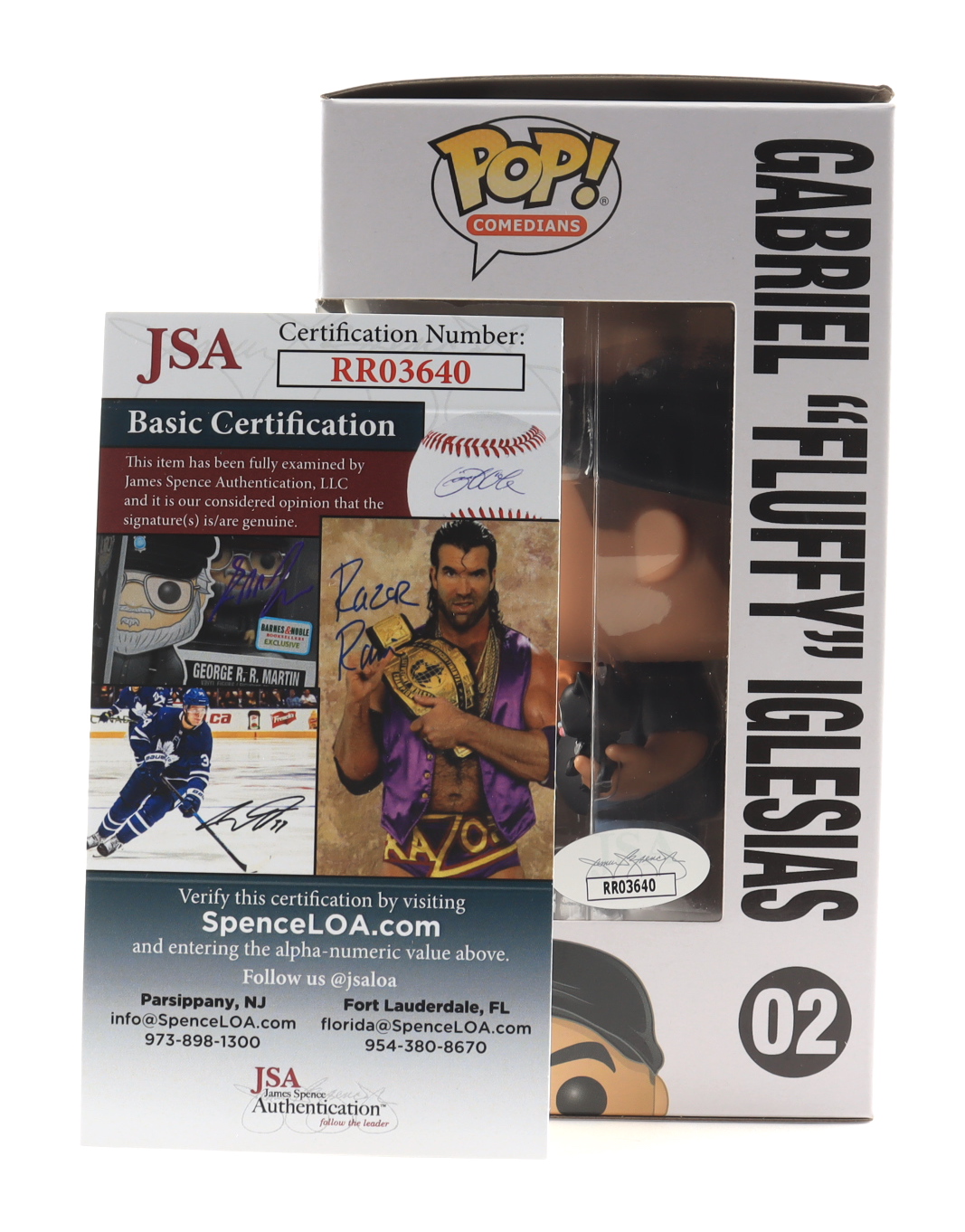 Gabriel Iglesias Signed #02 Funko Pop! Vinyl Figure (JSA COA) (See Description) at PristineAuction.com Gabriel Iglesias Signed #02 Funko Pop! Vinyl Figure (JSA COA) (See Description) at PristineAuction.com