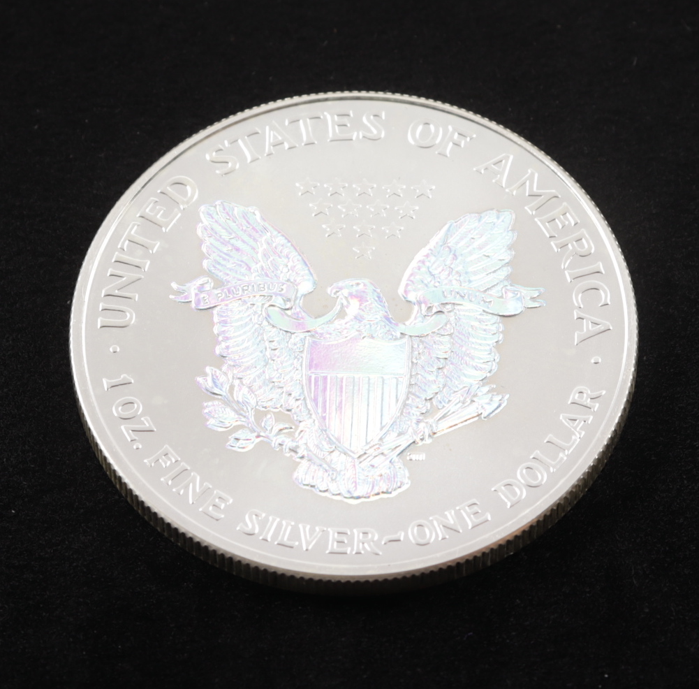 2006 LE Custom Colorized Walking Liberty Silver Dollar with Case at PristineAuction.com 2006 LE Custom Colorized Walking Liberty Silver Dollar with Case at PristineAuction.com