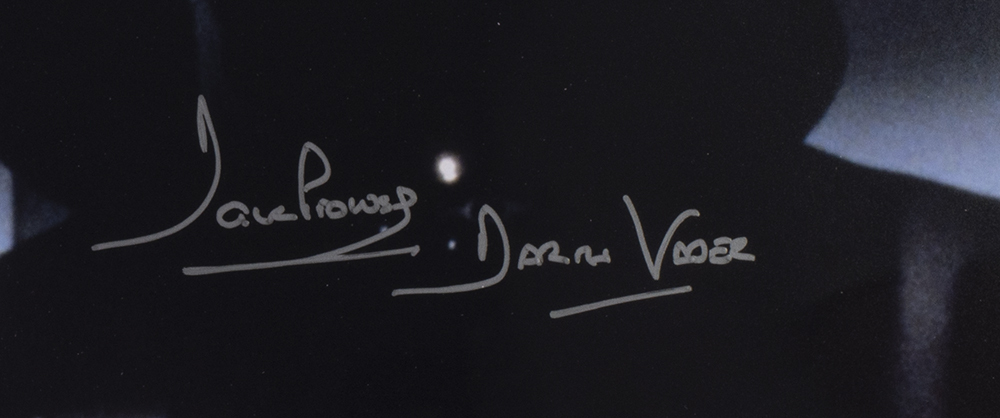 David Prowse Signed "Star Wars" 24x30 Custom Framed Photo Display Inscribed "Darth Vader" (Beckett COA) at PristineAuction.com David Prowse Signed "Star Wars" 24x30 Custom Framed Photo Display Inscribed "Darth Vader" (Beckett COA) at PristineAuction.com