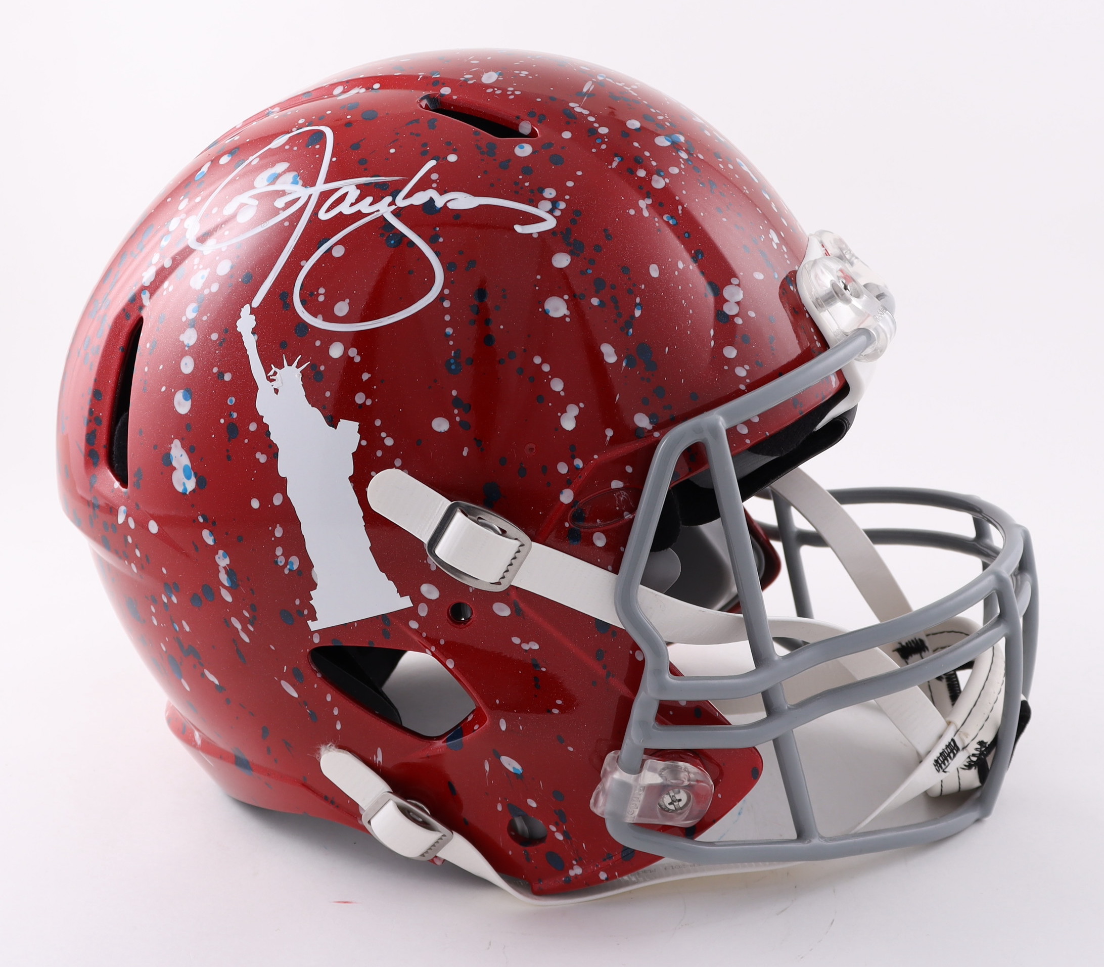 Lawrence Taylor Signed Giants Full-Size Authentic On-Field Hydro-Dipped Speed Helmet (JSA COA) at PristineAuction.com Lawrence Taylor Signed Giants Full-Size Authentic On-Field Hydro-Dipped Speed Helmet (JSA COA) at PristineAuction.com