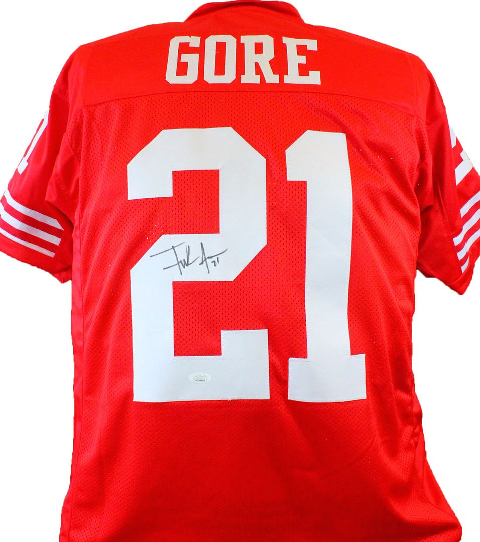 Frank Gore Signed Jersey (JSA) at PristineAuction.com Frank Gore Signed Jersey (JSA) at PristineAuction.com