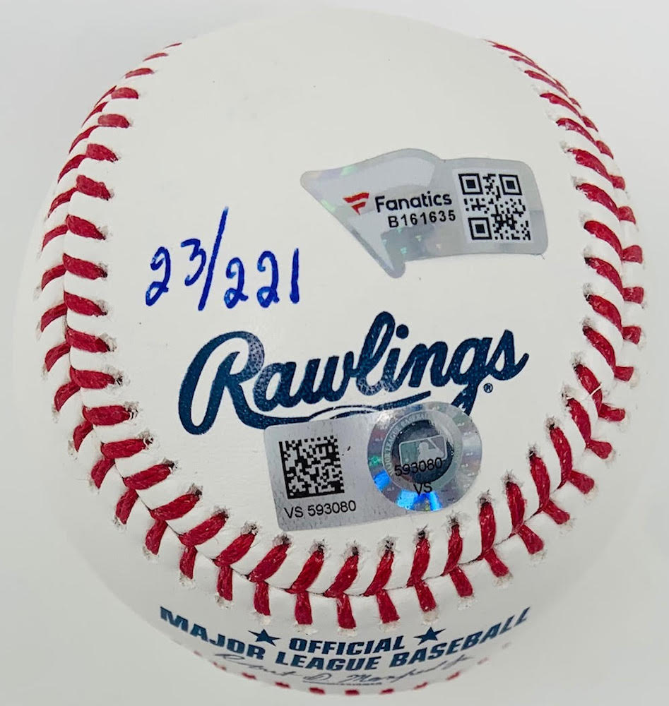 Pete Alonso Signed 2021 Home Run Derby LE OML Baseball Inscribed "Re-Pete" (Fanatics & MLB) at PristineAuction.com Pete Alonso Signed 2021 Home Run Derby LE OML Baseball Inscribed "Re-Pete" (Fanatics & MLB) at PristineAuction.com