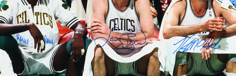 Larry Bird, Robert Parish, & Kevin McHale Signed Celtics 16x20 Photo (Schwartz Sports COA & Bird Hologram) at PristineAuction.com Larry Bird, Robert Parish, & Kevin McHale Signed Celtics 16x20 Photo (Schwartz Sports COA & Bird Hologram) at PristineAuction.com