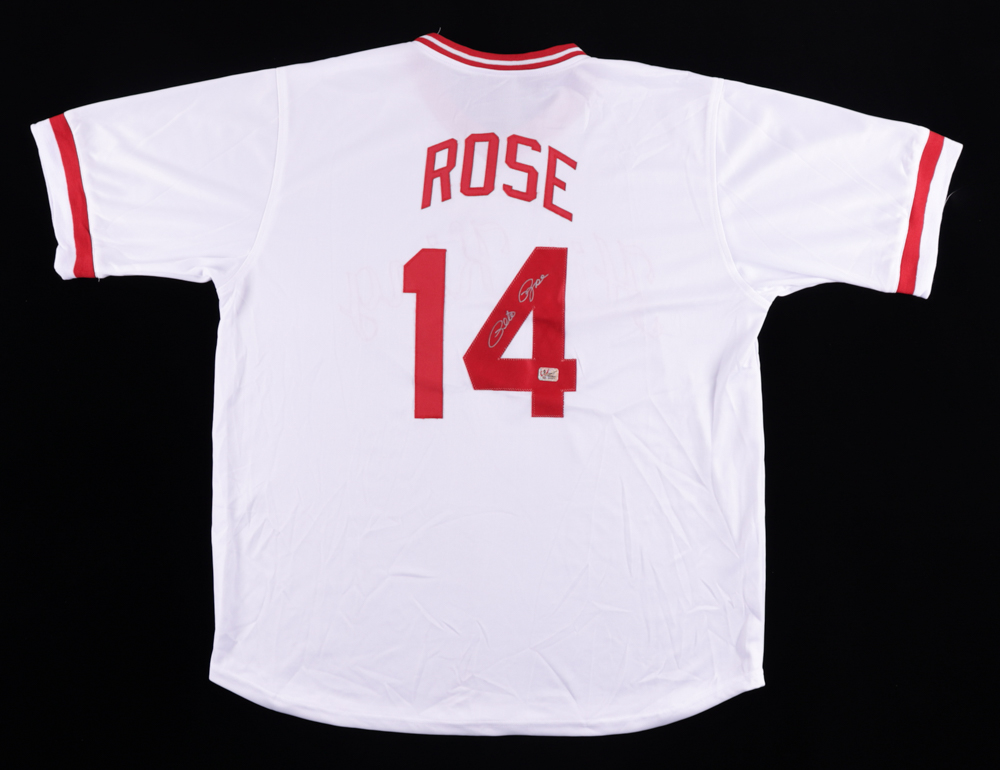 Pete Rose Signed Jersey (Fiterman Sports Hologram) at PristineAuction.com Pete Rose Signed Jersey (Fiterman Sports Hologram) at PristineAuction.com
