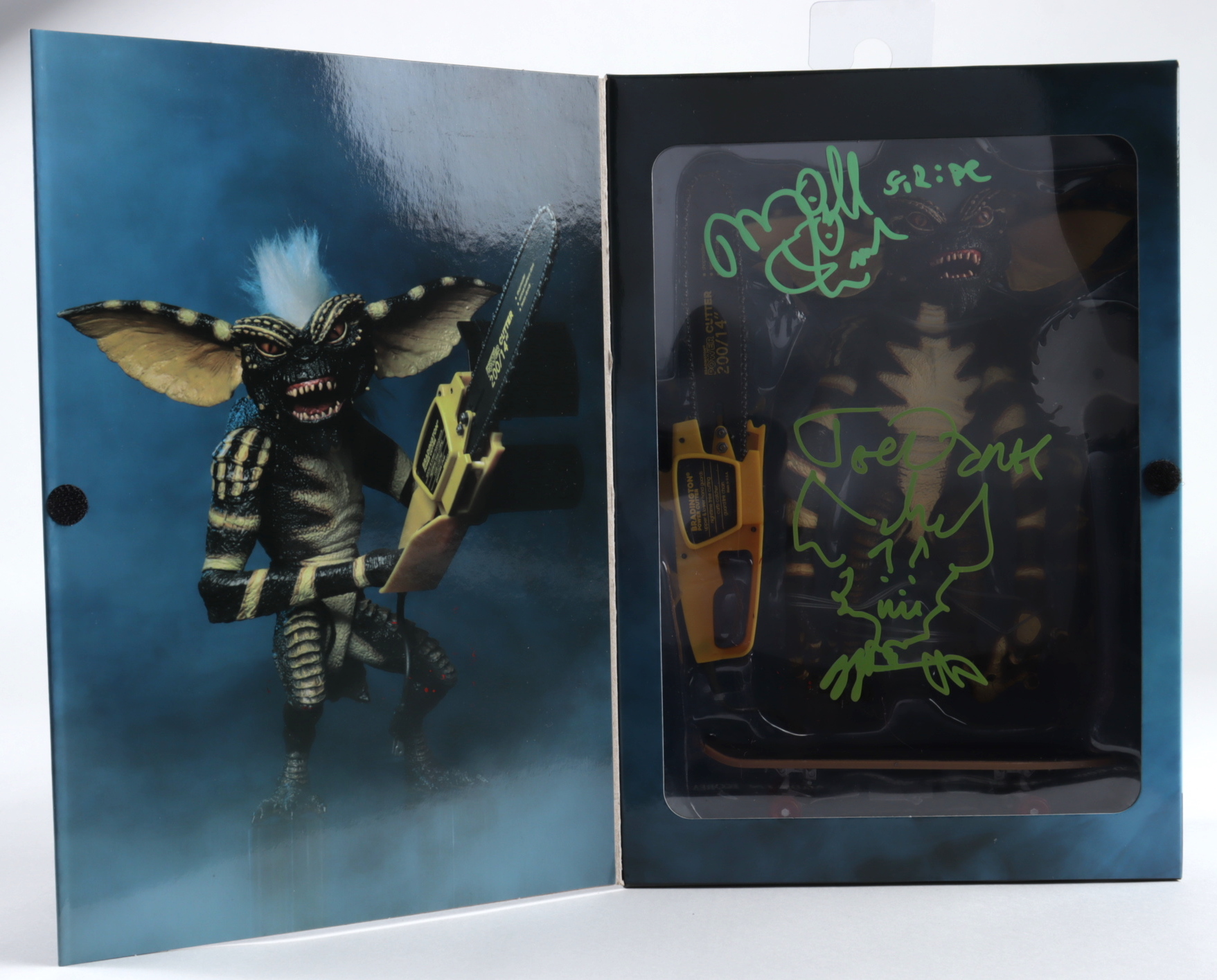 Joe Dante & Michael Winslow Signed "Gremlins" Ultimate Stripe Action Figure with Hand-Drawn Sketch Inscribed "Stripe" (Beckett COA) at PristineAuction.com Joe Dante & Michael Winslow Signed "Gremlins" Ultimate Stripe Action Figure with Hand-Drawn Sketch Inscribed "Stripe" (Beckett COA) at PristineAuction.com
