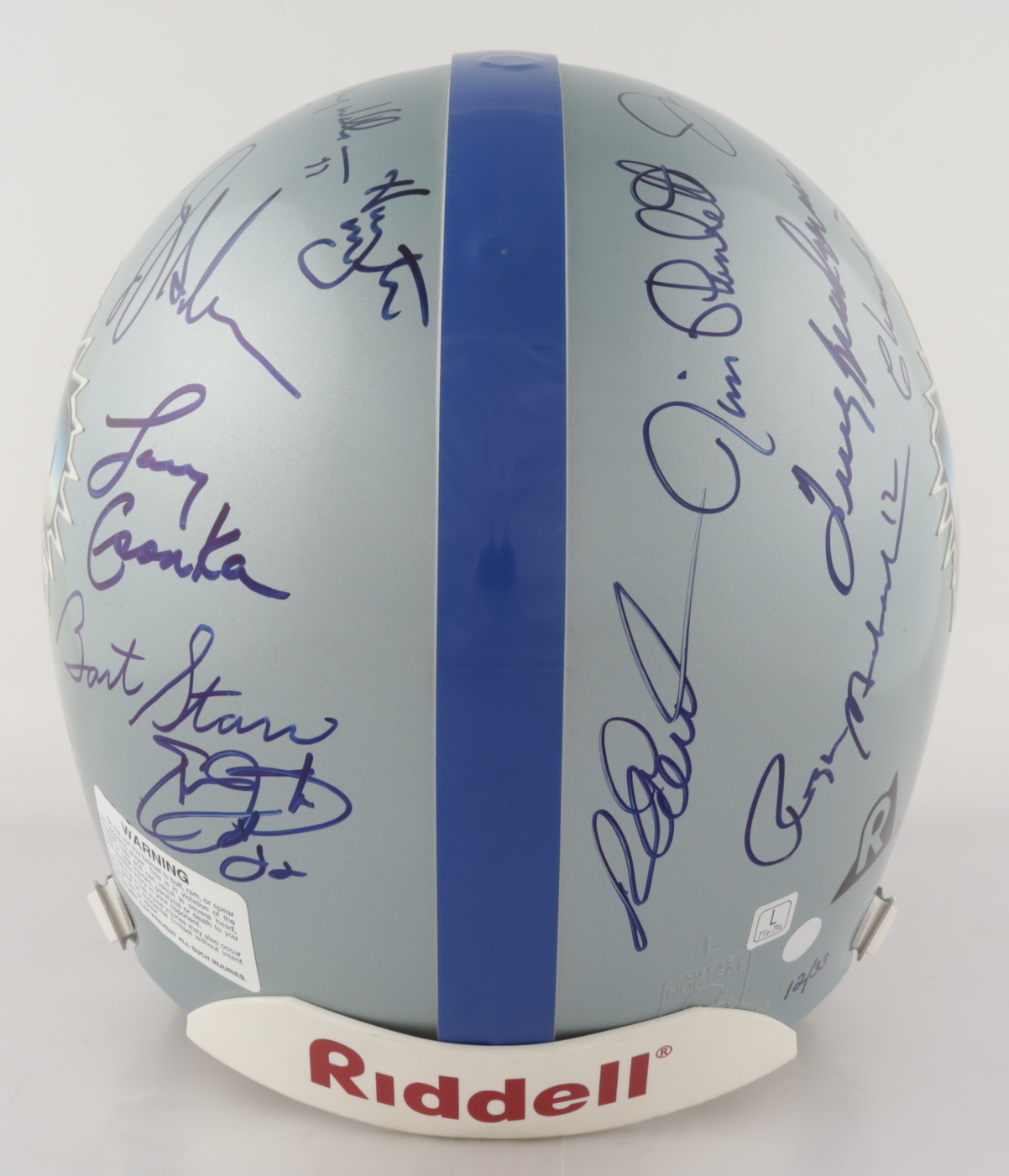 Super Bowl MVP LE Full-Size Authentic On-Field Helmet Signed by (25) with Joe Namath, Joe Montana, Jerry Rice, Bart Starr (JSA LOA) (See Description) at PristineAuction.com Super Bowl MVP LE Full-Size Authentic On-Field Helmet Signed by (25) with Joe Namath, Joe Montana, Jerry Rice, Bart Starr (JSA LOA) (See Description) at PristineAuction.com