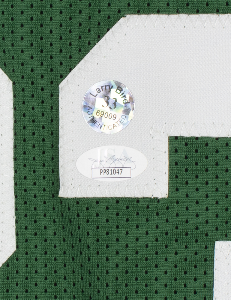 Larry Bird Signed Jersey (JSA COA & Bird Hologram) at PristineAuction.com Larry Bird Signed Jersey (JSA COA & Bird Hologram) at PristineAuction.com
