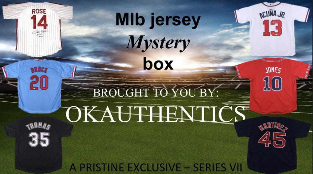 OKAUTHENTICS MLB Jersey Mystery Box Series VII Pristine Auction