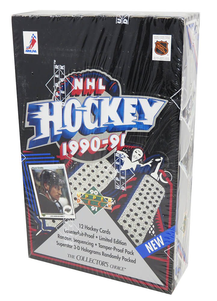 199091 Upper Deck Hockey Wax Box with (36) Packs Pristine Auction