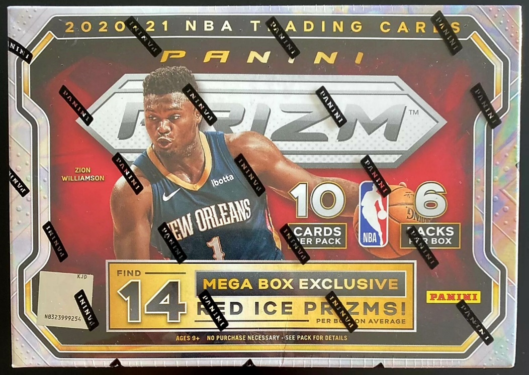 2020-21 Panini Prizm Basketball Mega Box with (6) Packs at PristineAuction.com 2020-21 Panini Prizm Basketball Mega Box with (6) Packs at PristineAuction.com