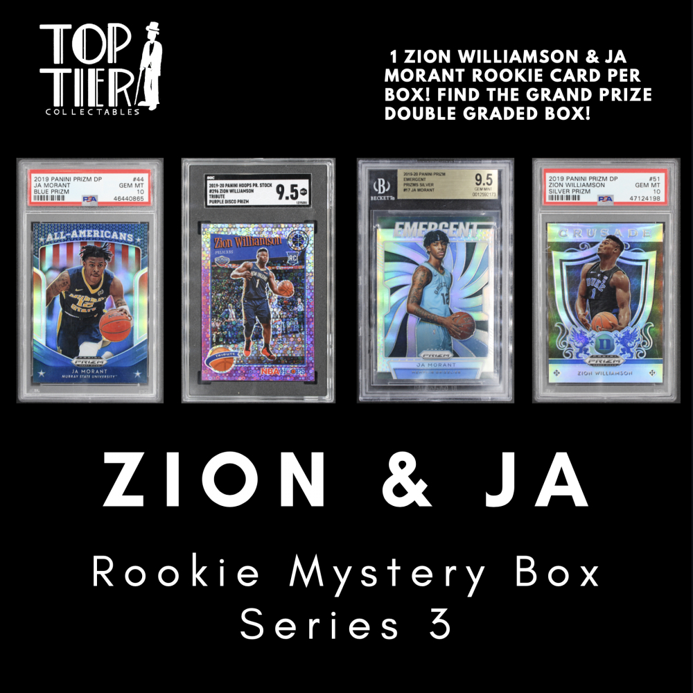 TTC Zion Williamson / Ja Morant AllRookie Card Mystery Box Series 3