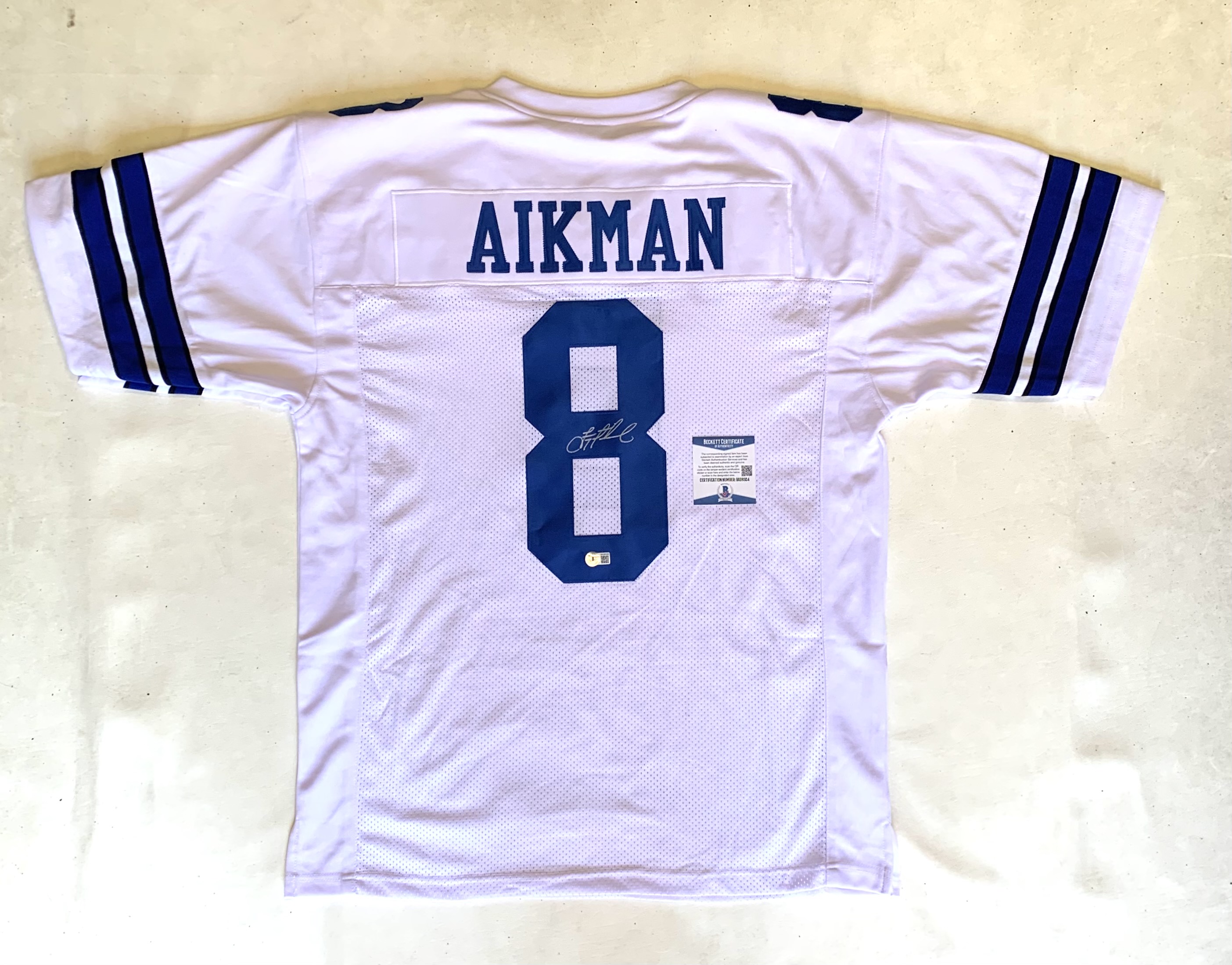 Troy Aikman Signed Jersey (Beckett COA) at PristineAuction.com Troy Aikman Signed Jersey (Beckett COA) at PristineAuction.com
