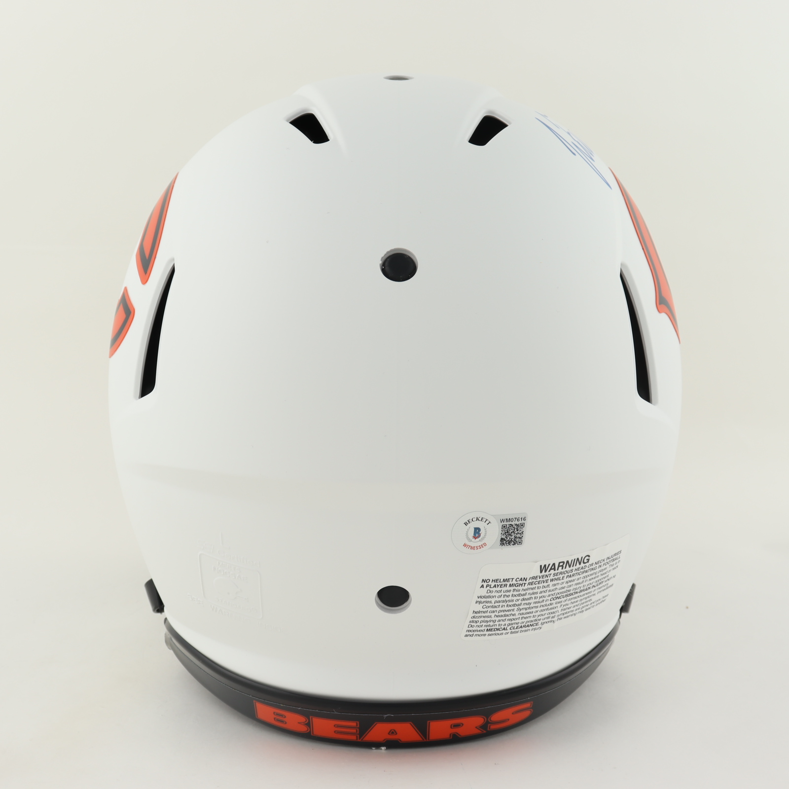 Justin Fields Signed Bears Full-Size Authentic On-Field Lunar Eclipse Alternate Speed Helmet (Beckett Hologram) at PristineAuction.com Justin Fields Signed Bears Full-Size Authentic On-Field Lunar Eclipse Alternate Speed Helmet (Beckett Hologram) at PristineAuction.com