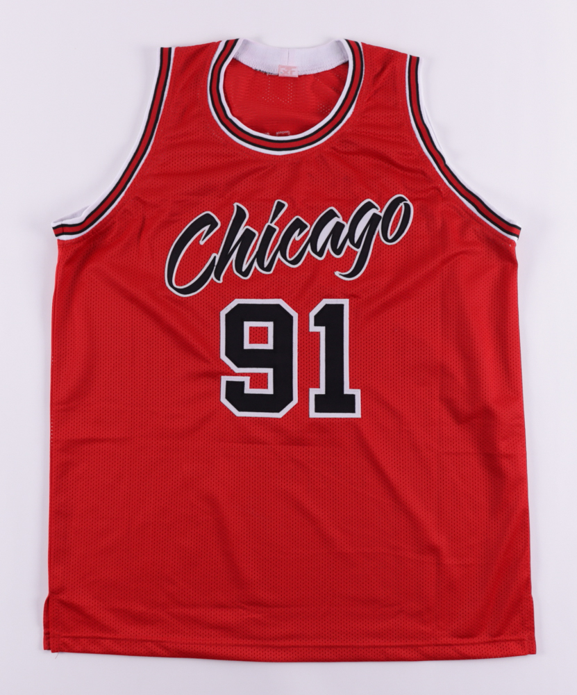Dennis Rodman Signed Jersey (JSA) at PristineAuction.com Dennis Rodman Signed Jersey (JSA) at PristineAuction.com