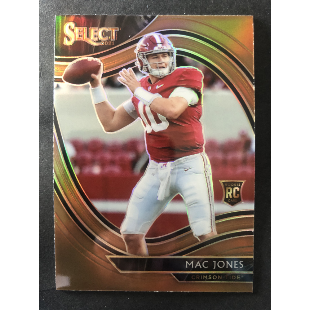 Mac Jones 2021 Chronicles Select Gold Prizm 266 RC Pristine Auction