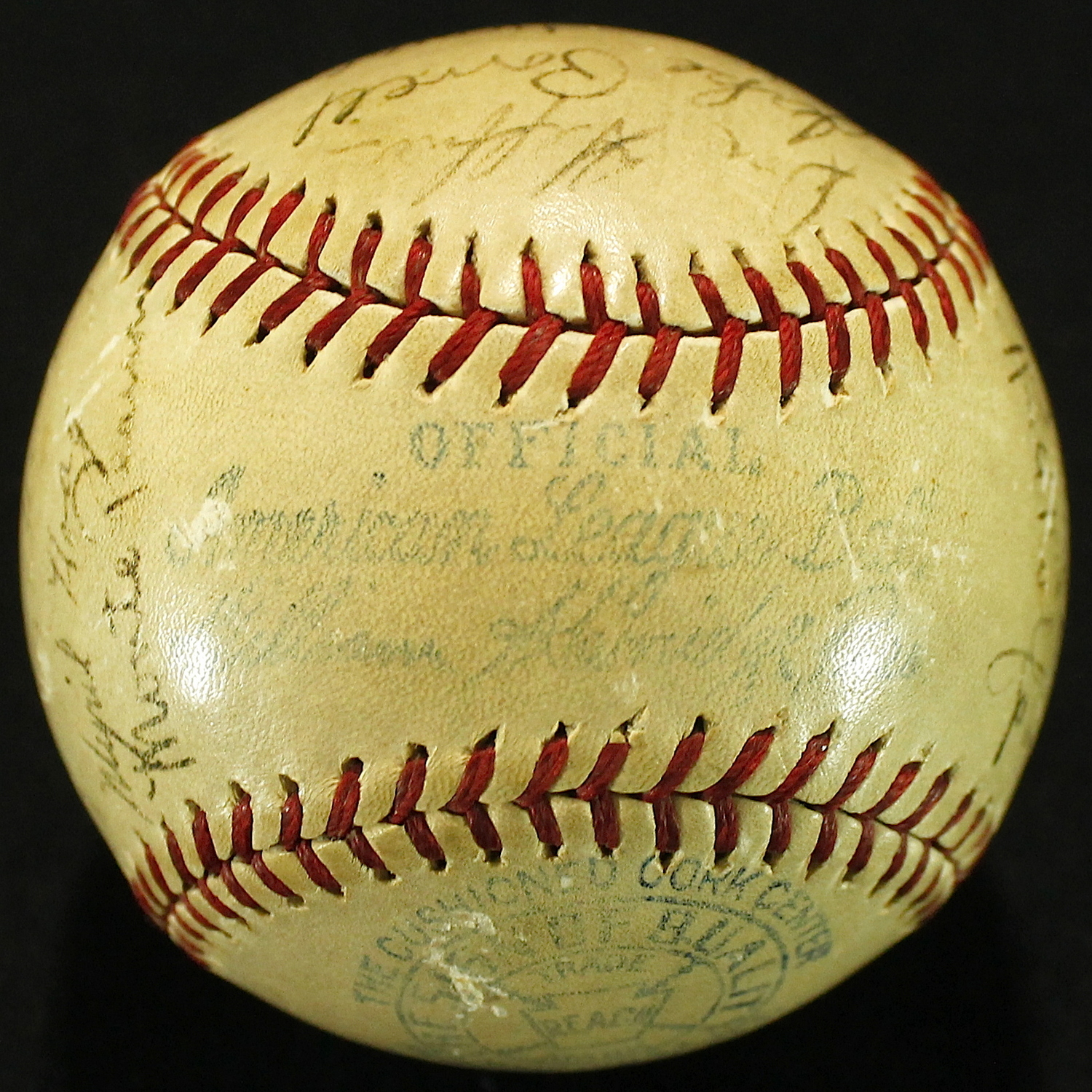 1937 New York Yankees OAL Baseball Team-Signed by (25) with Lou Gehrig, Tony Lazzeri, Lefty Gomez, Red Ruffing, Bill Dickey, Frankie Crosetti (JSA ALOA) at PristineAuction.com 1937 New York Yankees OAL Baseball Team-Signed by (25) with Lou Gehrig, Tony Lazzeri, Lefty Gomez, Red Ruffing, Bill Dickey, Frankie Crosetti (JSA ALOA) at PristineAuction.com