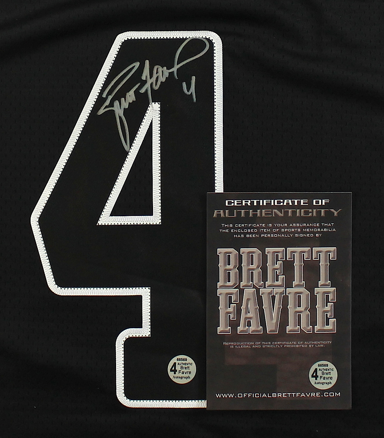 Brett Favre Signed Vikings Jersey (Favre COA) at PristineAuction.com Brett Favre Signed Vikings Jersey (Favre COA) at PristineAuction.com