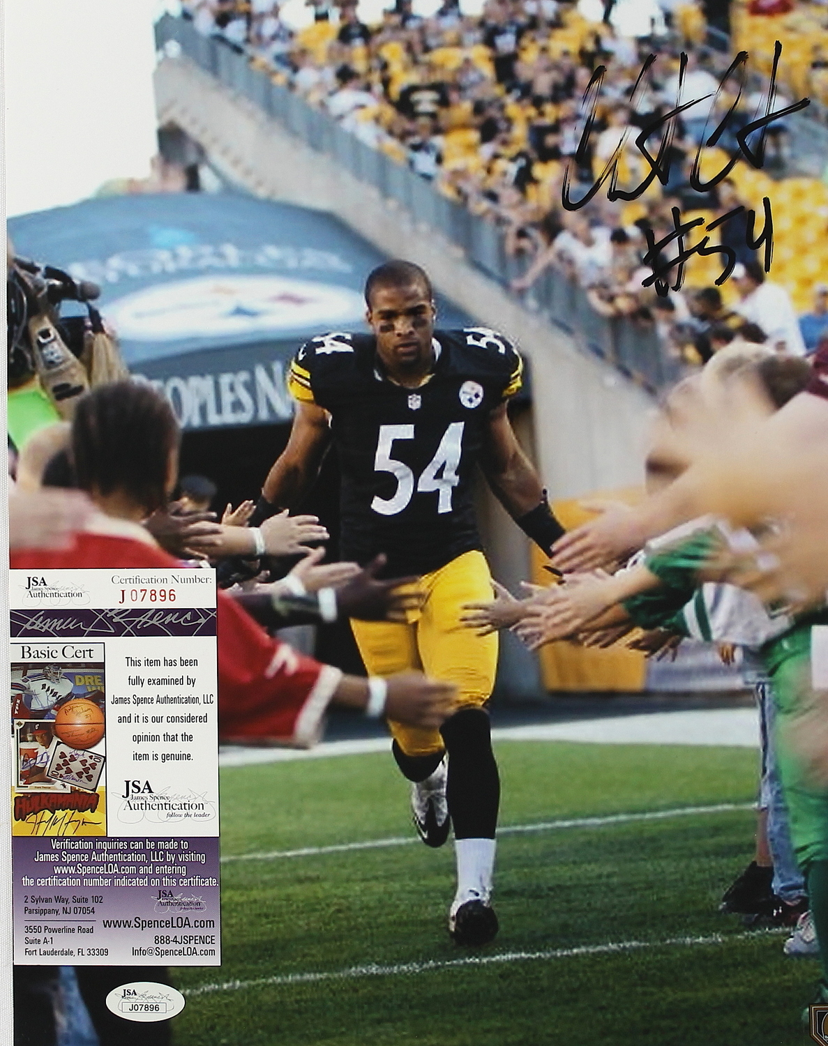Chris Carter Signed Steelers 11x14 Photo (JSA COA) at PristineAuction.com Chris Carter Signed Steelers 11x14 Photo (JSA COA) at PristineAuction.com