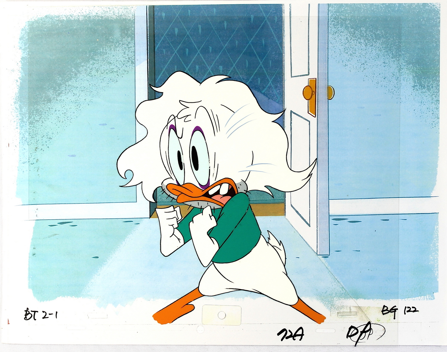 Baby Huey Original Hand-Painted Animation Production Cel at PristineAuction.com Baby Huey Original Hand-Painted Animation Production Cel at PristineAuction.com