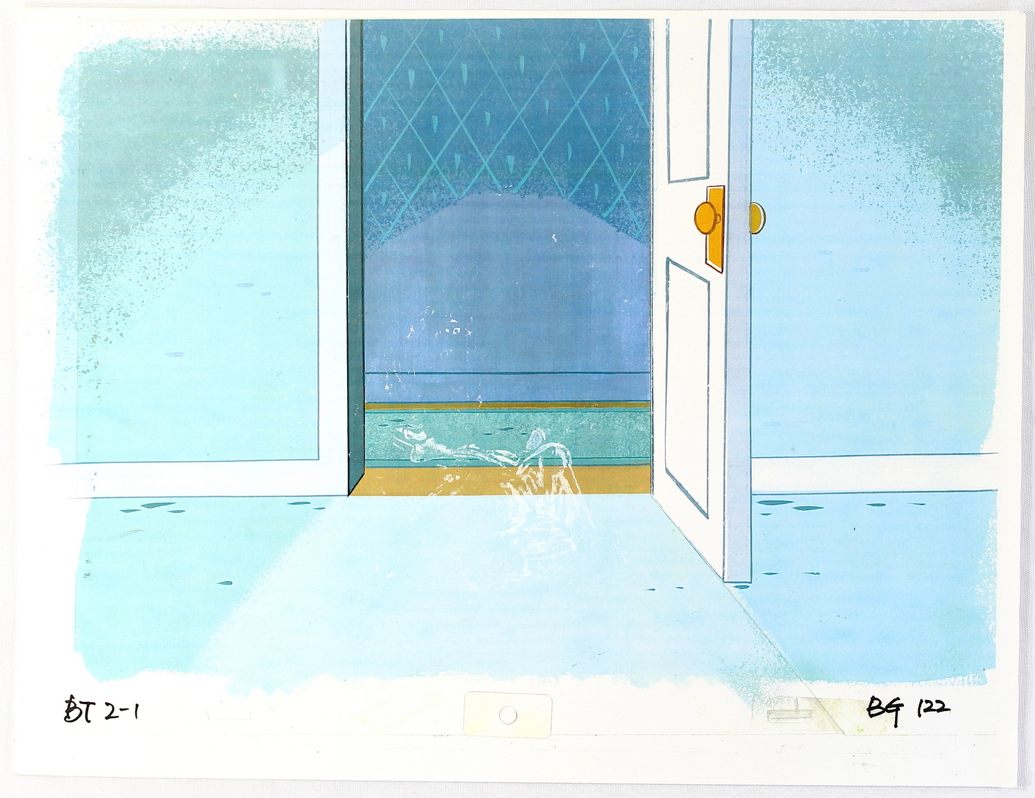 Baby Huey Original Hand-Painted Animation Production Cel at PristineAuction.com Baby Huey Original Hand-Painted Animation Production Cel at PristineAuction.com