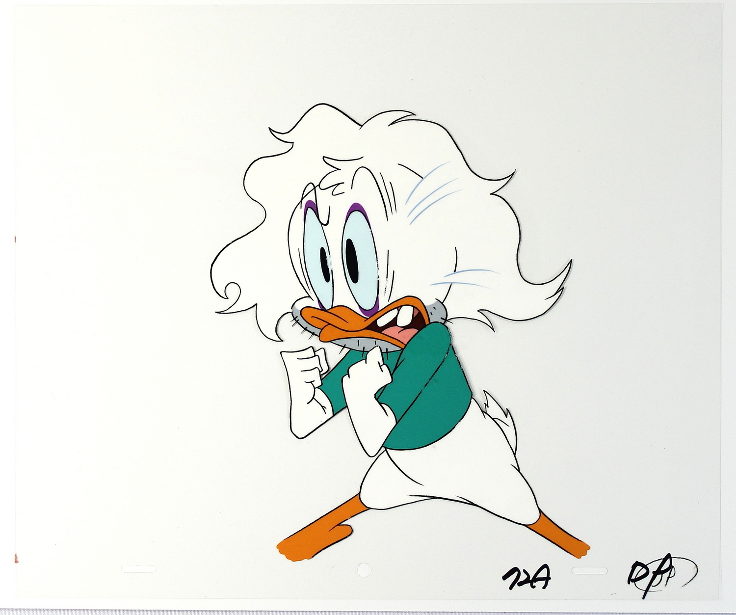 Baby Huey Original Hand-Painted Animation Production Cel at PristineAuction.com Baby Huey Original Hand-Painted Animation Production Cel at PristineAuction.com