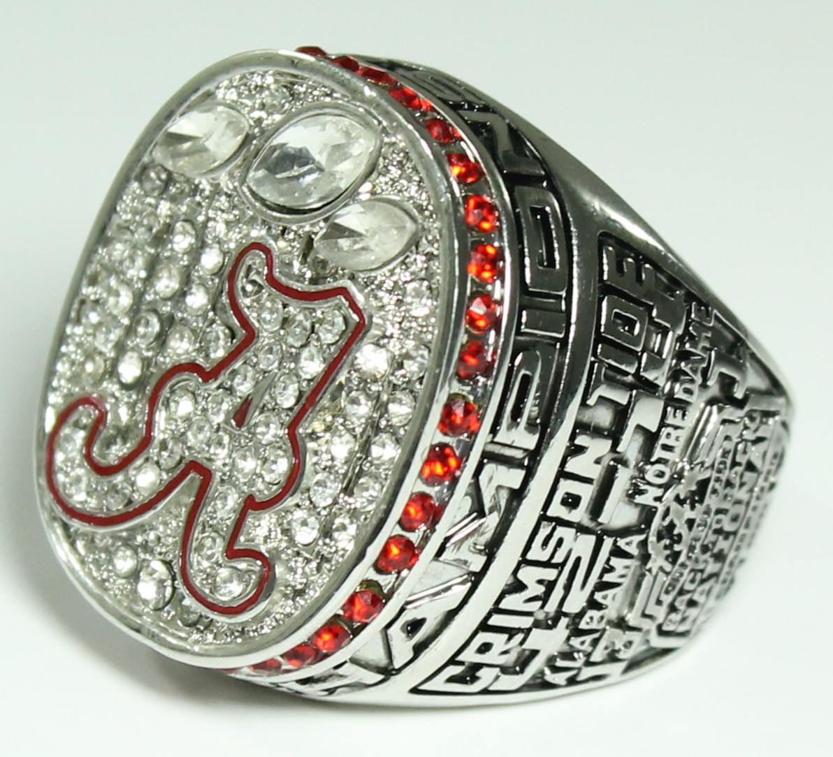 Nick Saban Alabama High Quality Replica 2013 National Champions Ring at PristineAuction.com Nick Saban Alabama High Quality Replica 2013 National Champions Ring at PristineAuction.com