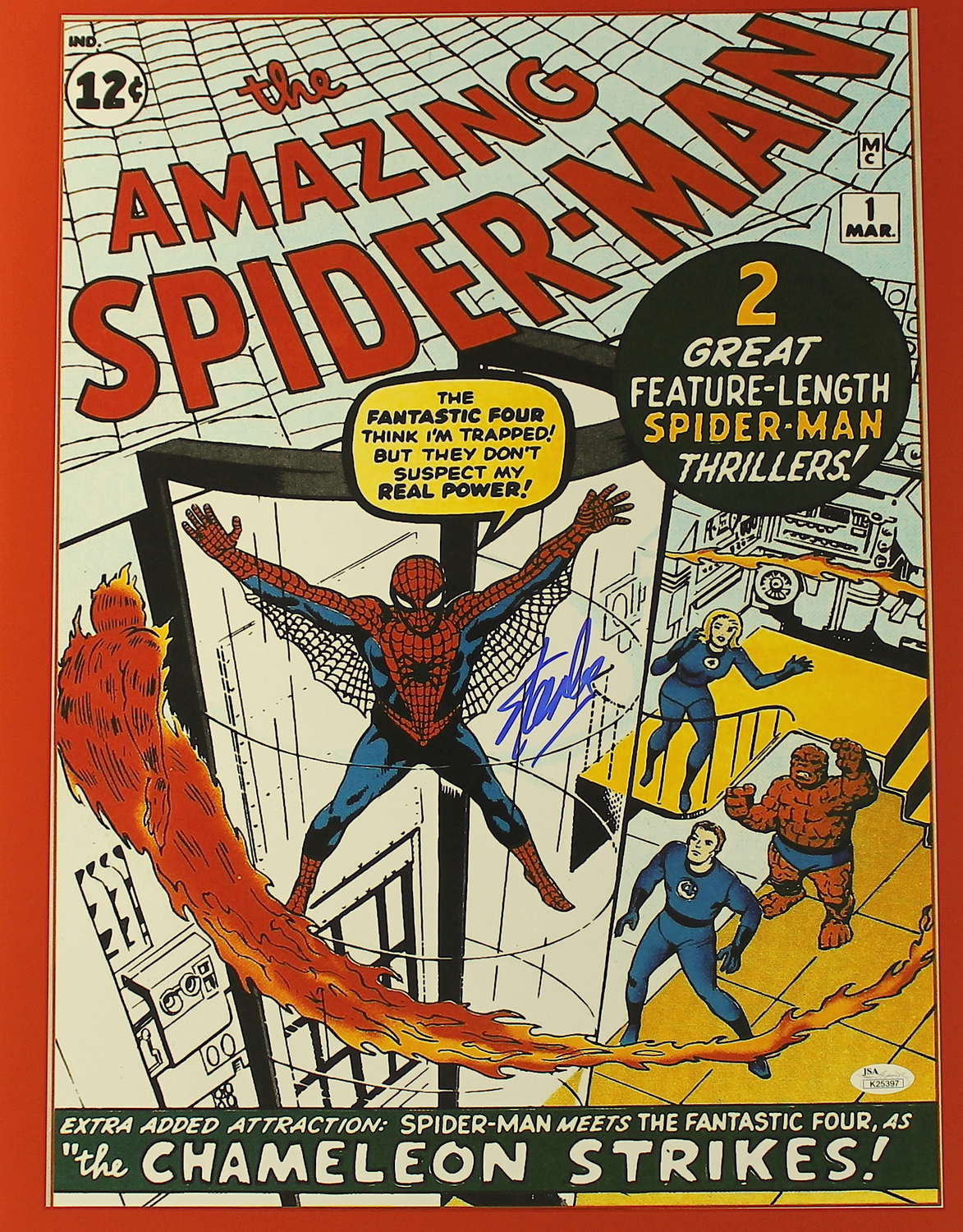 Stan Lee Signed "The Amazing Spider-Man" 16x20 Photo (JSA COA) at PristineAuction.com Stan Lee Signed "The Amazing Spider-Man" 16x20 Photo (JSA COA) at PristineAuction.com