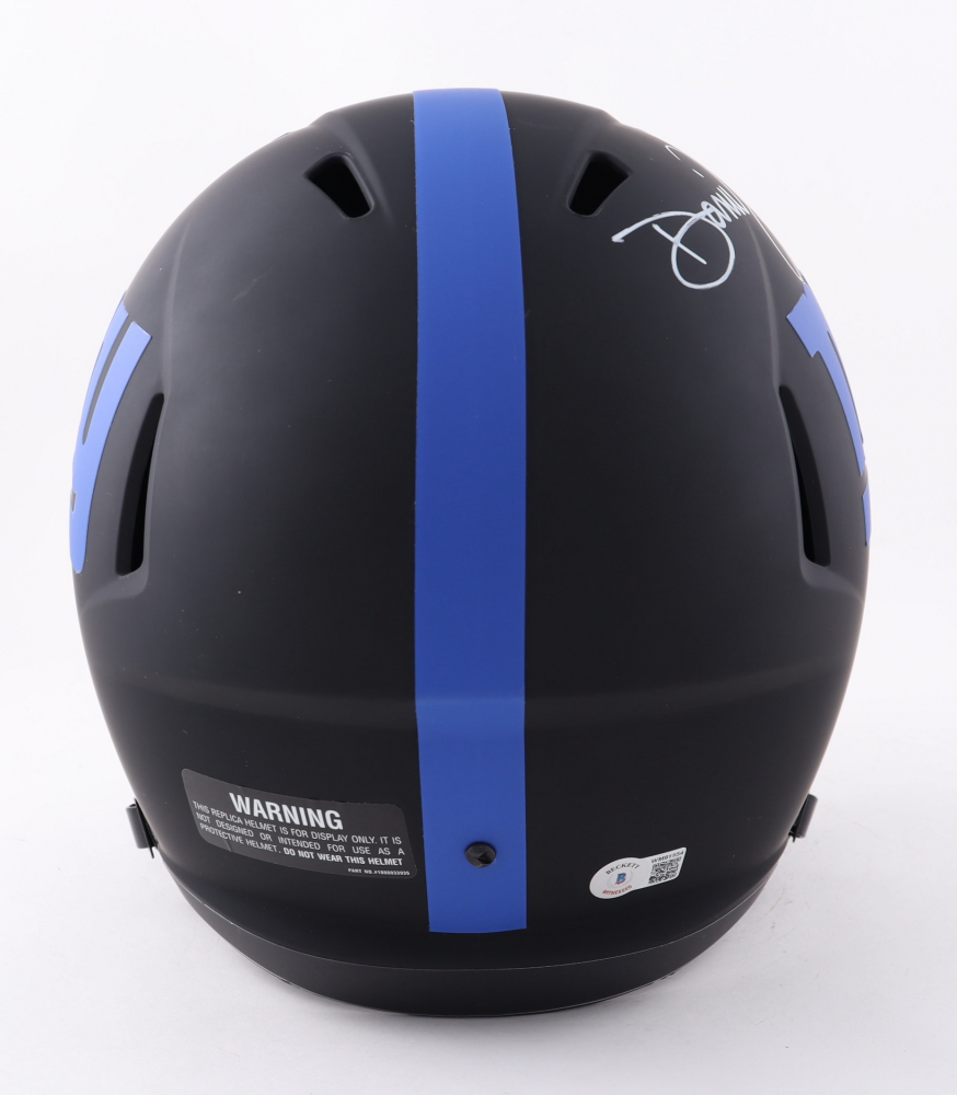Daniel Jones Signed Giants FullSize Eclipse Alternate Speed Helmet