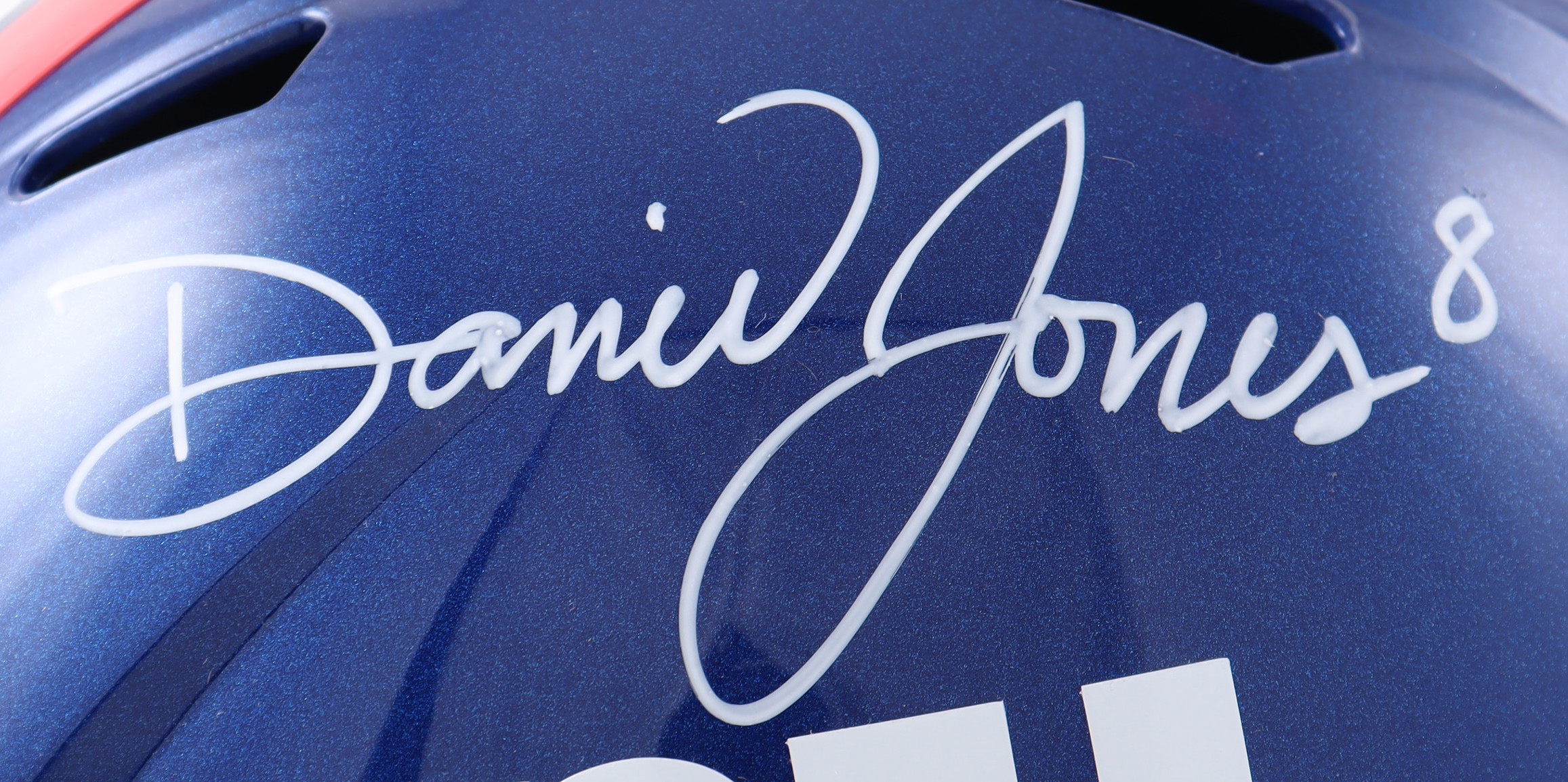 Daniel Jones Signed Giants Full-Size Speed Helmet (Beckett) at PristineAuction.com Daniel Jones Signed Giants Full-Size Speed Helmet (Beckett) at PristineAuction.com