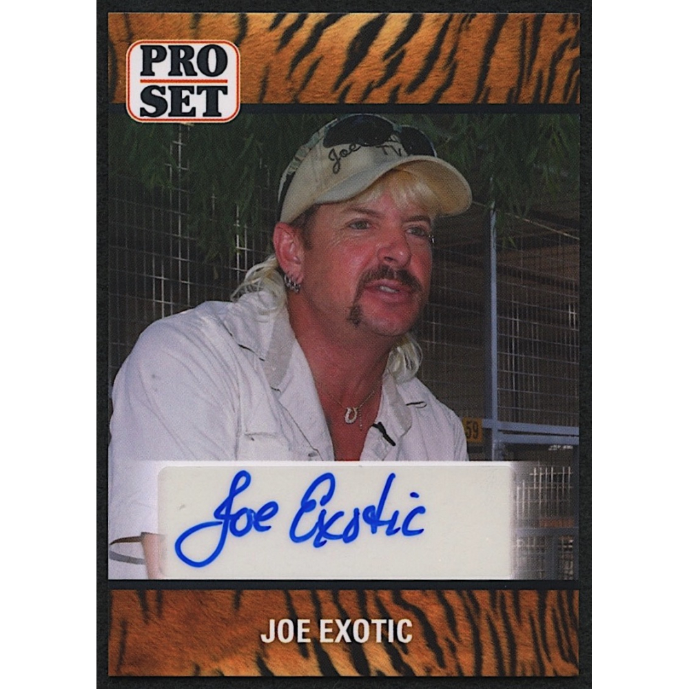 Joe Exotic "The Tiger King" 2021 Leaf Pro Set Autograph JEA1