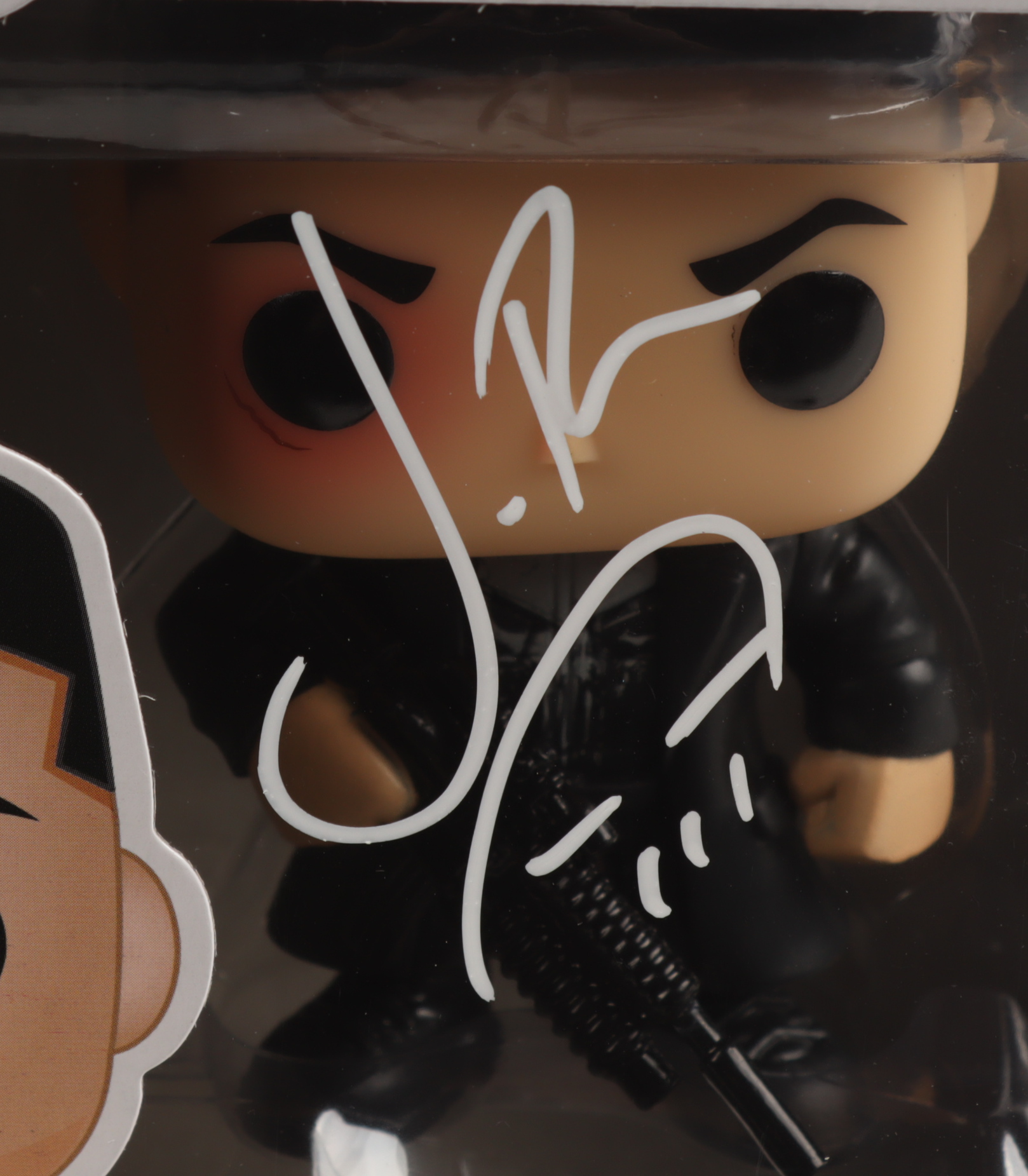 Jon Bernthal Signed "Daredevil" Punisher #216 Funko Pop! Vinyl Figure With Hand-Drawn Skull Sketch (Beckett Hologram) at PristineAuction.com Jon Bernthal Signed "Daredevil" Punisher #216 Funko Pop! Vinyl Figure With Hand-Drawn Skull Sketch (Beckett Hologram) at PristineAuction.com