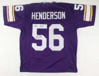 E. J. Henderson Signed Jersey Inscribed "Skol Vikes" (JSA COA) at PristineAuction.com