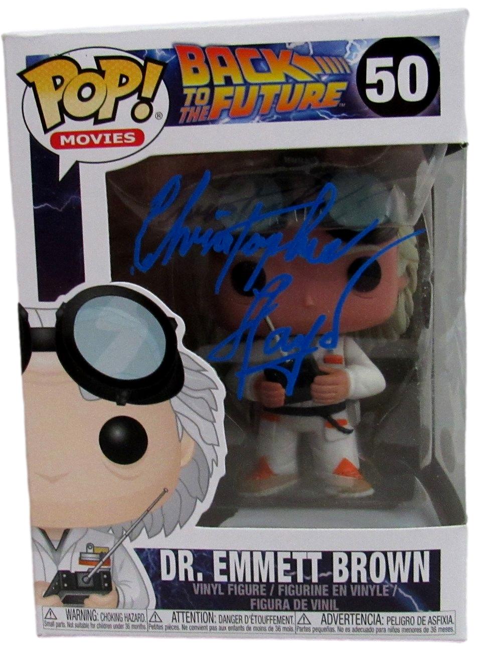 Christopher Lloyd Signed "Back to the Future" #50 Dr. Emmett Brown Funko Pop! Vinyl Figure (JSA COA) at PristineAuction.com Christopher Lloyd Signed "Back to the Future" #50 Dr. Emmett Brown Funko Pop! Vinyl Figure (JSA COA) at PristineAuction.com