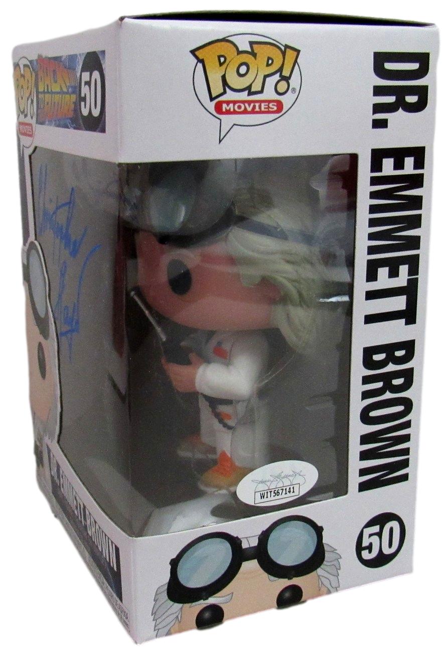 Christopher Lloyd Signed "Back to the Future" #50 Dr. Emmett Brown Funko Pop! Vinyl Figure (JSA COA) at PristineAuction.com Christopher Lloyd Signed "Back to the Future" #50 Dr. Emmett Brown Funko Pop! Vinyl Figure (JSA COA) at PristineAuction.com