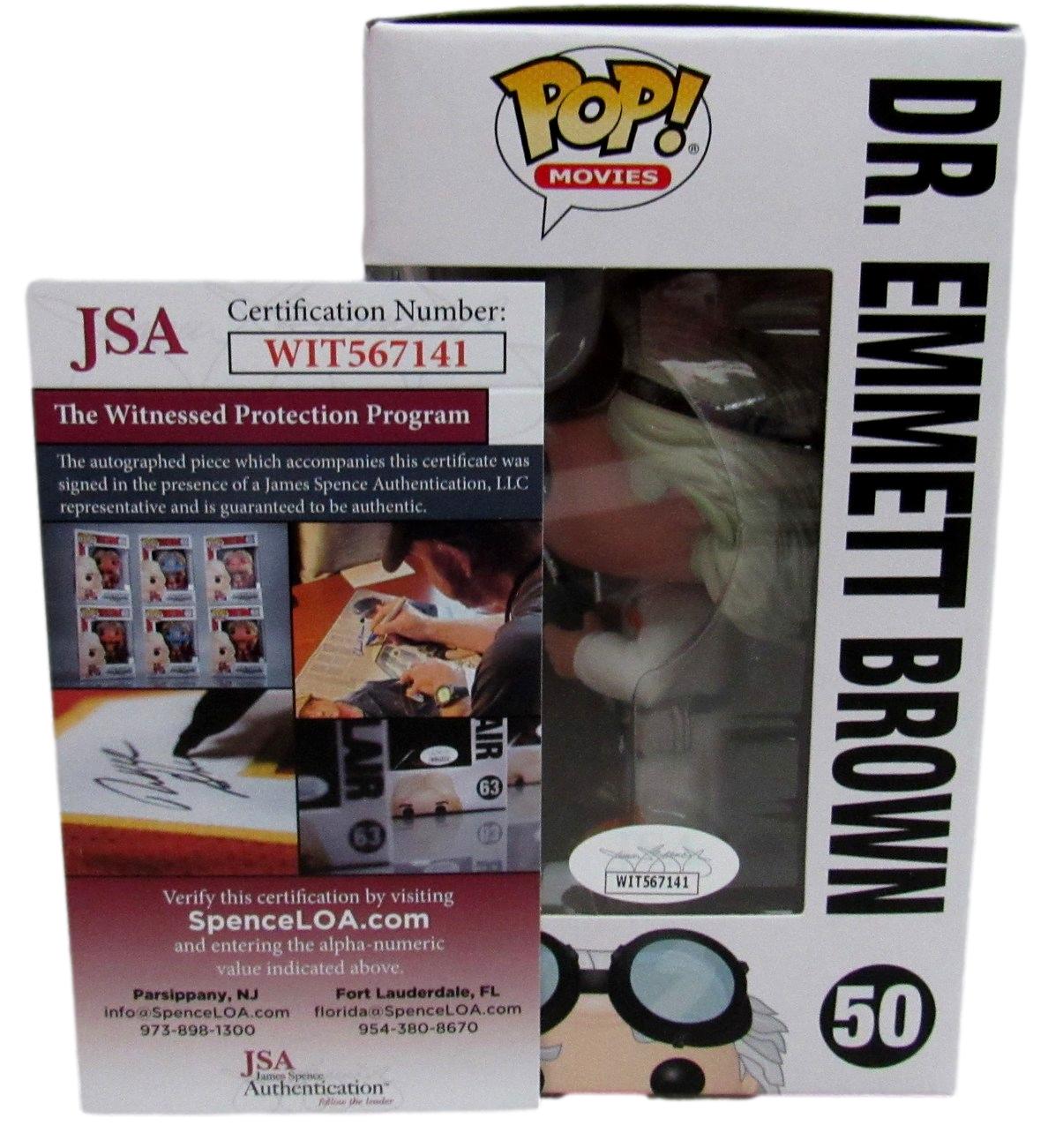 Christopher Lloyd Signed "Back to the Future" #50 Dr. Emmett Brown Funko Pop! Vinyl Figure (JSA COA) at PristineAuction.com Christopher Lloyd Signed "Back to the Future" #50 Dr. Emmett Brown Funko Pop! Vinyl Figure (JSA COA) at PristineAuction.com