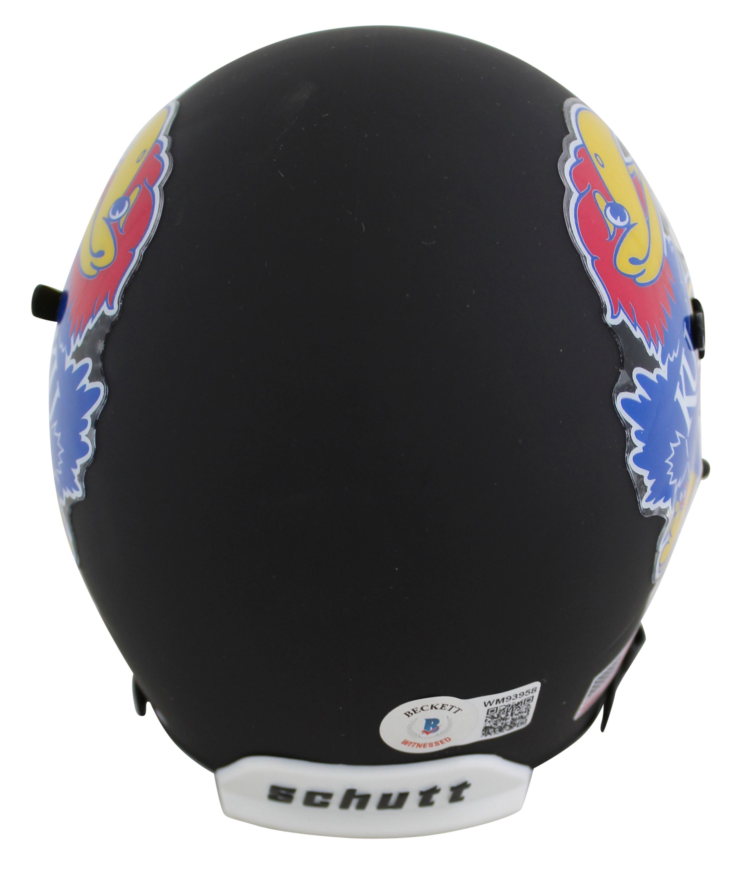 John Riggins Signed Kansas Jayhawks Matte Black Mini Helmet (Beckett) at PristineAuction.com John Riggins Signed Kansas Jayhawks Matte Black Mini Helmet (Beckett) at PristineAuction.com