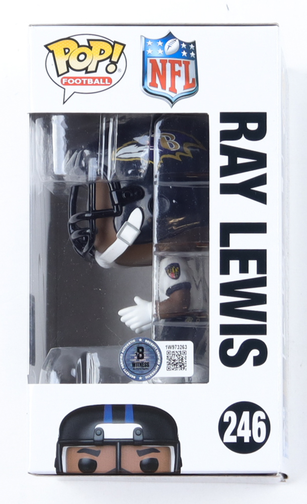 Ray Lewis Signed Ravens #152 Funko Pop! Vinyl Figure (Beckett) at PristineAuction.com Ray Lewis Signed Ravens #152 Funko Pop! Vinyl Figure (Beckett) at PristineAuction.com