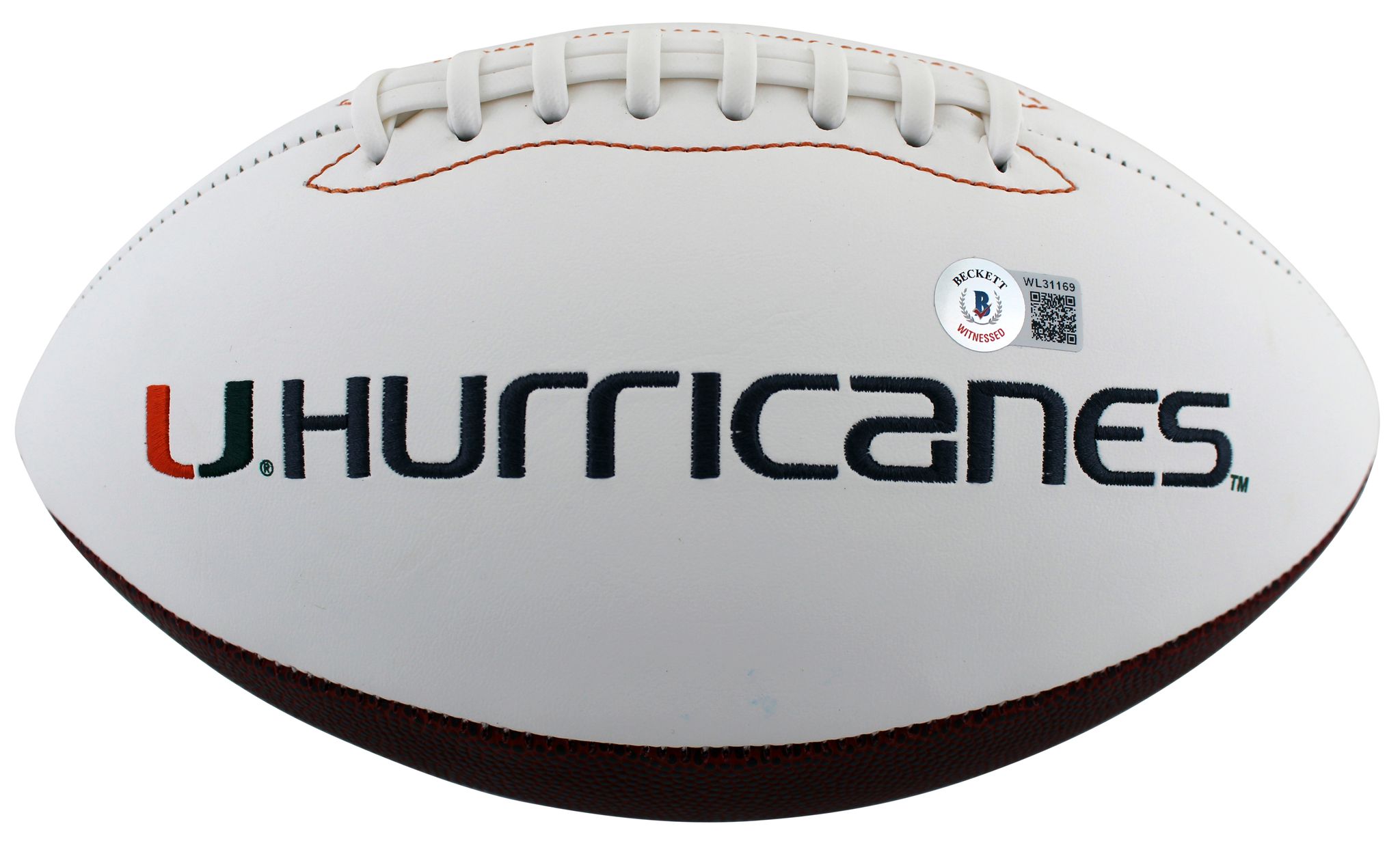 Ray Lewis Signed Miami Hurricanes Logo Football (Beckett) at PristineAuction.com Ray Lewis Signed Miami Hurricanes Logo Football (Beckett) at PristineAuction.com
