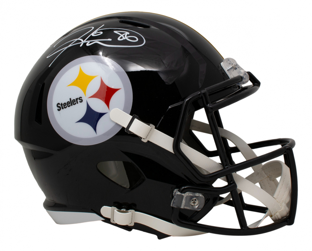 Hines Ward Signed Steelers FullSize Speed Helmet with Display Case
