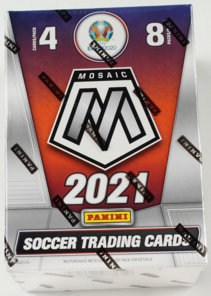 2021 Panini Mosaic UEFA Euro 2020 Soccer Blaster Box With 8 Packs 