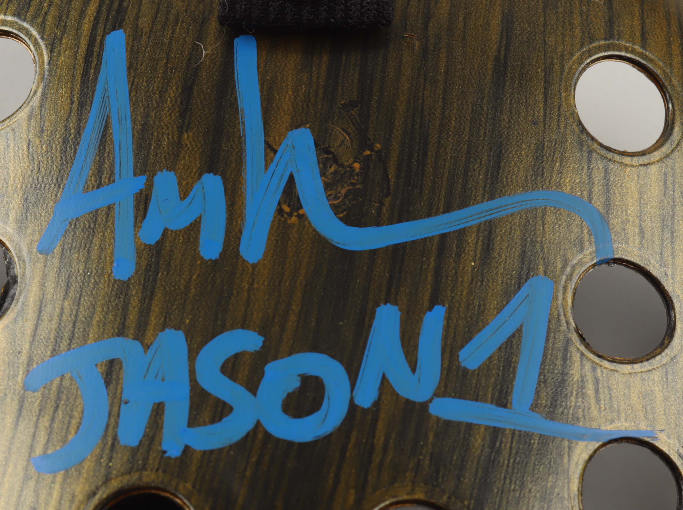 Ari Lehman Signed Jason "Friday the 13th" Hockey Mask Inscribed "Jason 1" (Beckett) at PristineAuction.com Ari Lehman Signed Jason "Friday the 13th" Hockey Mask Inscribed "Jason 1" (Beckett) at PristineAuction.com