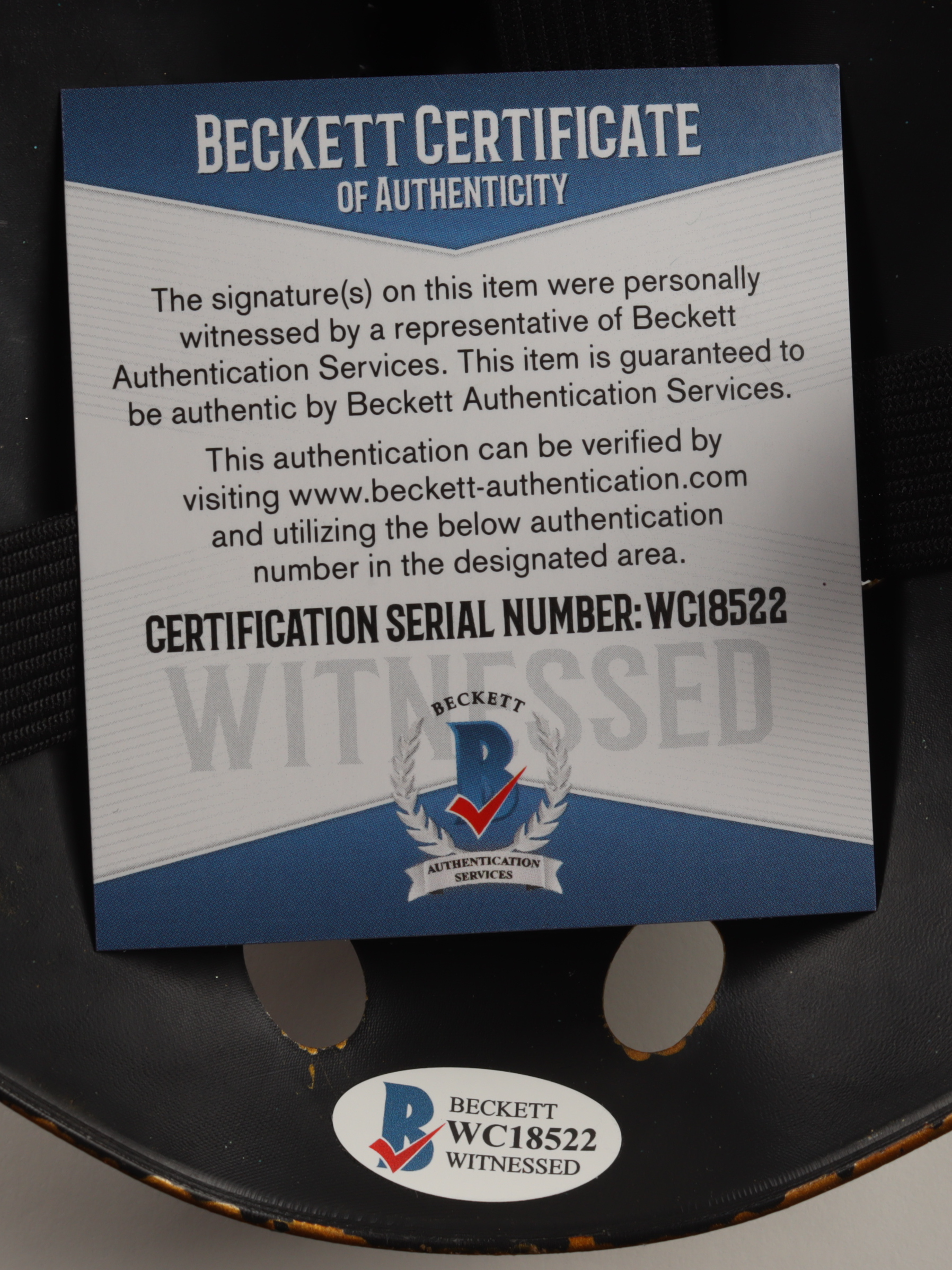 Ari Lehman Signed Jason "Friday the 13th" Hockey Mask Inscribed "Jason 1" (Beckett) at PristineAuction.com Ari Lehman Signed Jason "Friday the 13th" Hockey Mask Inscribed "Jason 1" (Beckett) at PristineAuction.com