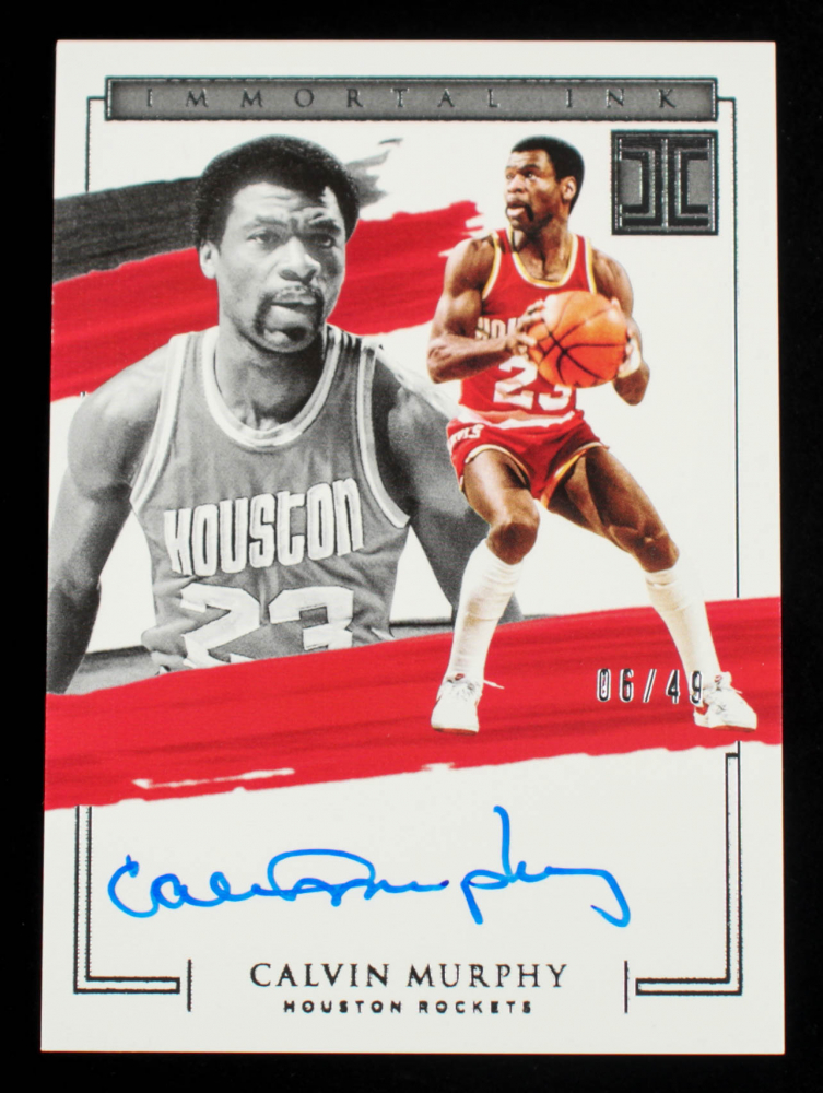 Calvin Murphy 2020-21 Panini Impeccable Immortal Ink #11 #6/49