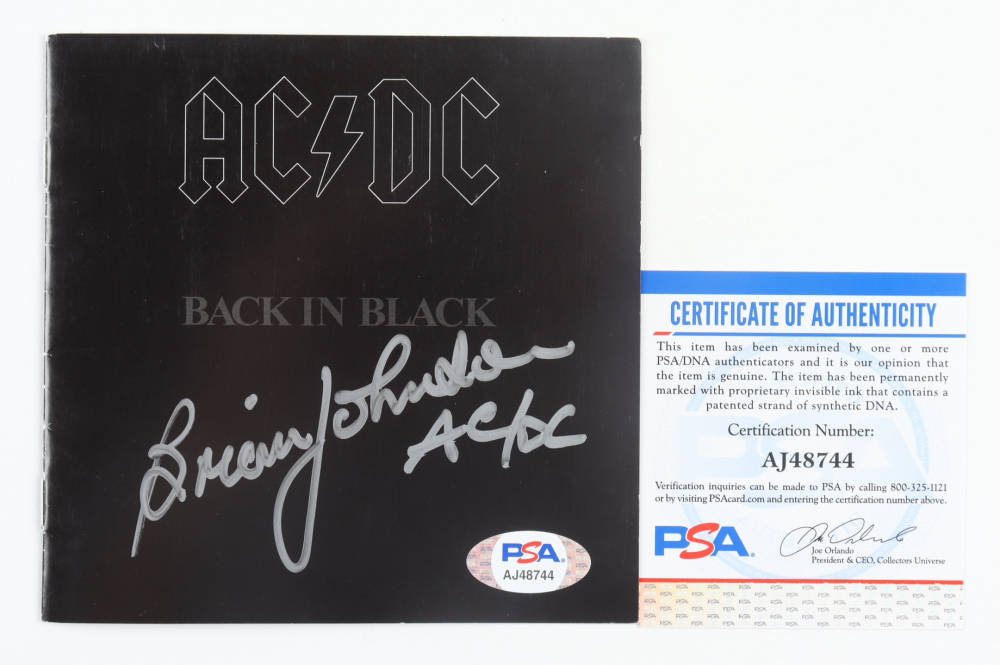 Brian Johnson Signed AC/DC 