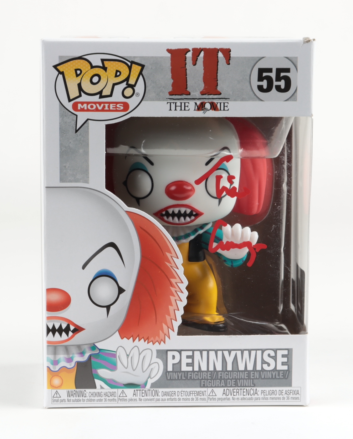 Tim Curry Signed "IT" #55 Funko Pop! Vinyl Figure (Beckett) at PristineAuction.com Tim Curry Signed "IT" #55 Funko Pop! Vinyl Figure (Beckett) at PristineAuction.com