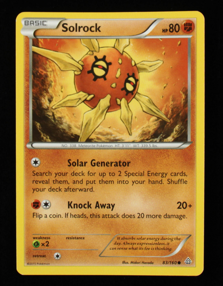 Solrock 2015 Pokemon XY: Primal Clash #83