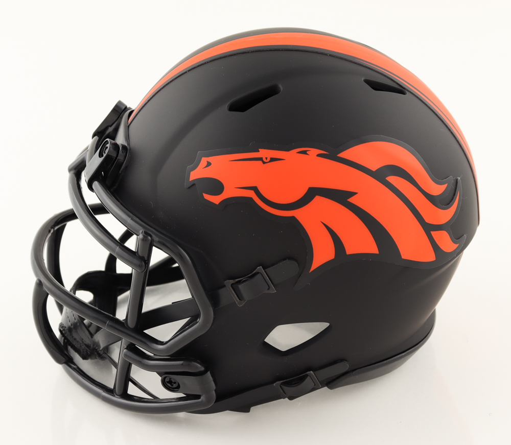 Noah Fant Signed Broncos Eclipse Alternate Speed Mini Helmet (Beckett COA) at PristineAuction.com Noah Fant Signed Broncos Eclipse Alternate Speed Mini Helmet (Beckett COA) at PristineAuction.com