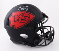 Clyde Edwards-Helaire Signed Chiefs Full-Size Eclipse Alternate Speed Helmet (Beckett) at PristineAuction.com